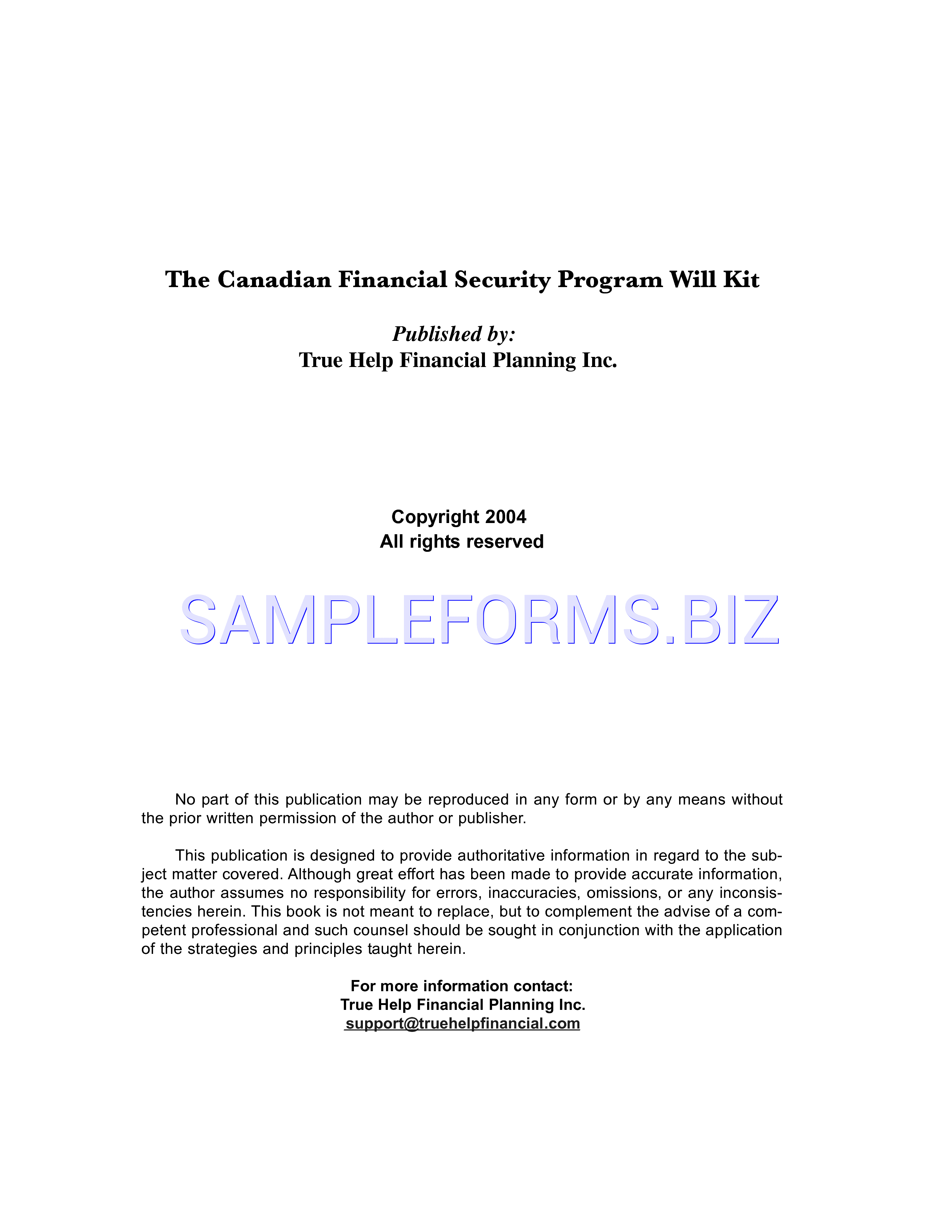 Preview free downloadable Nova Scotia Last Will and Testament Sample in PDF (page 2)