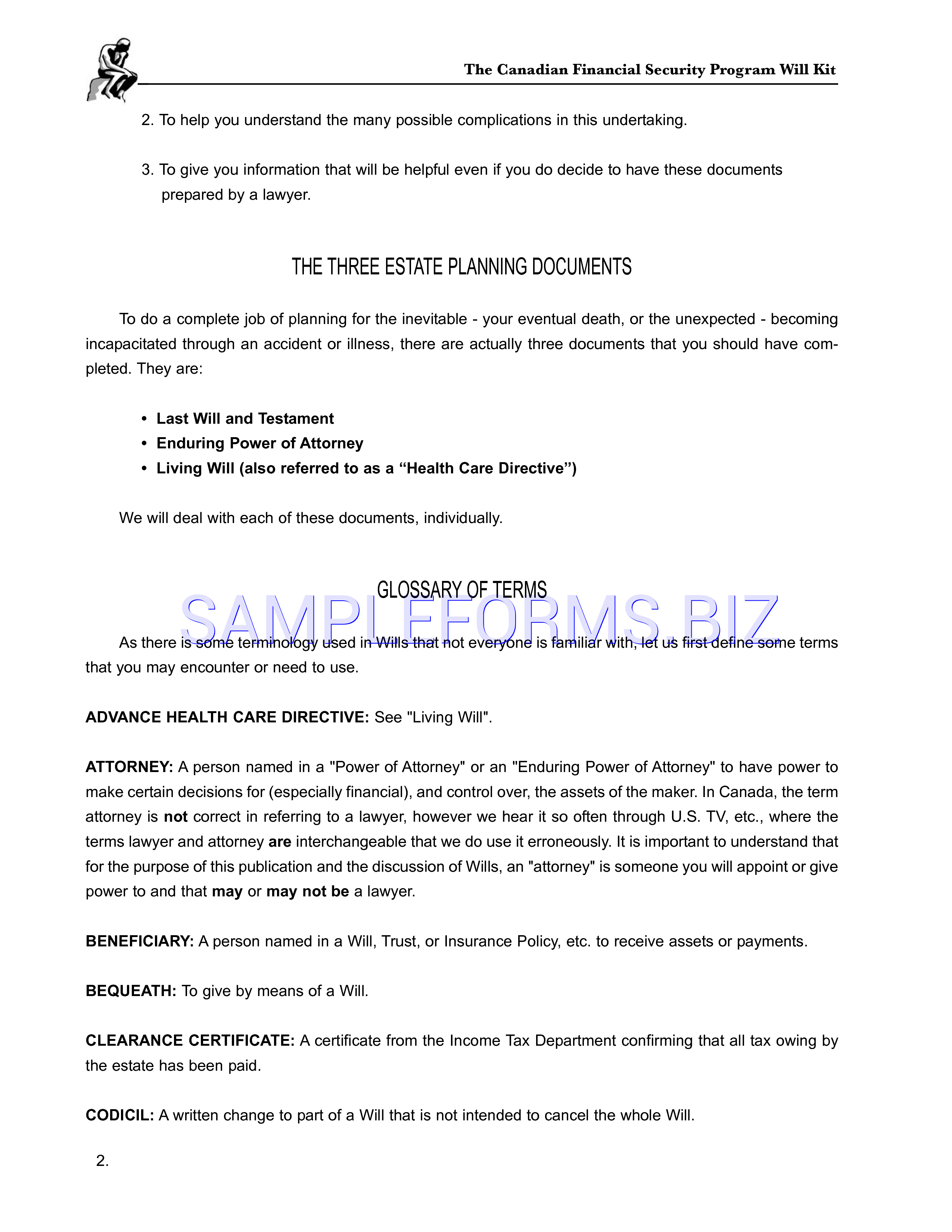 Preview free downloadable Nova Scotia Last Will and Testament Sample in PDF (page 4)
